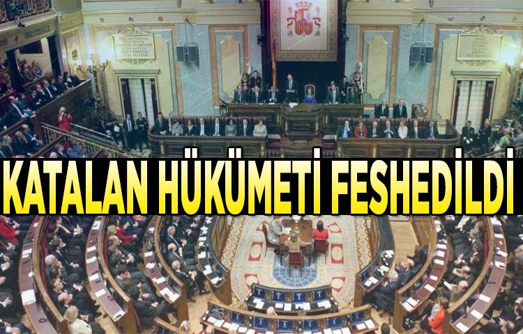 Katalan hükümeti feshedildi!