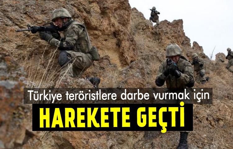 Türkiye teröristlere darbe vurmak için harekete geçti!