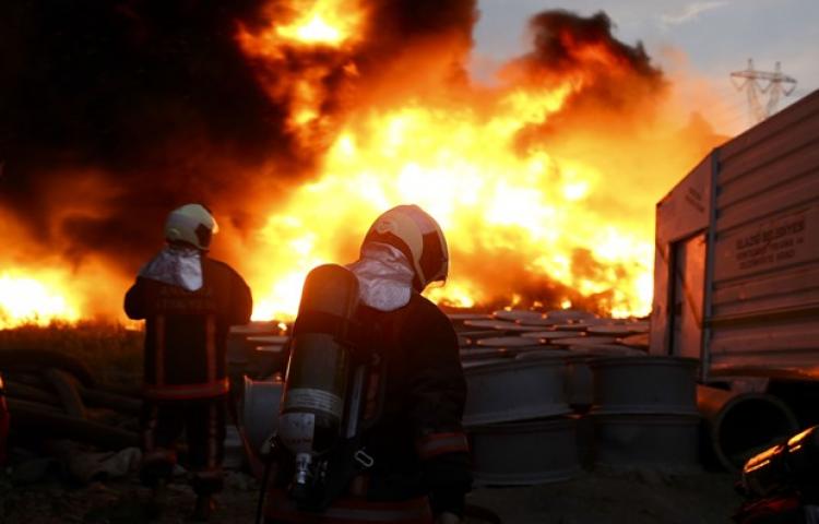 Haseki Hastanesi'nde büyük yangın