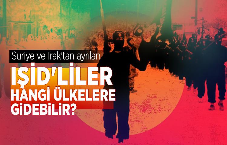 Suriye ve Irak'tan ayrılan IŞİD'liler hangi ülkelere gidebilir? 