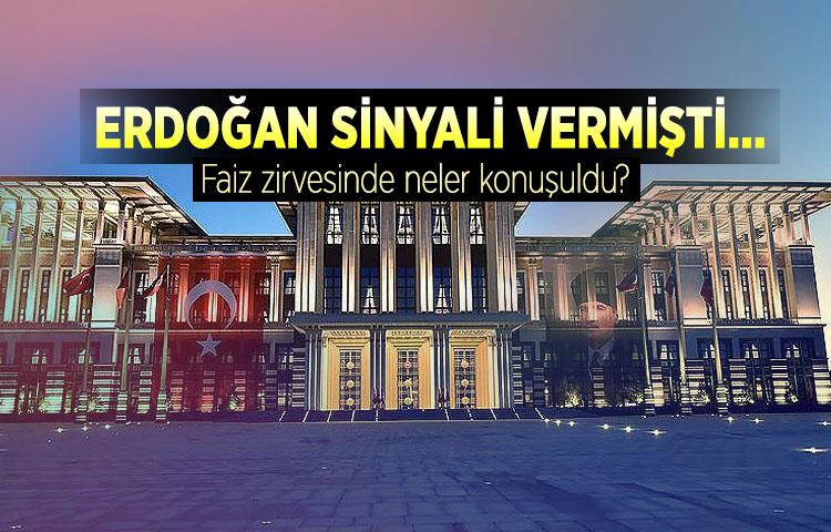 Faiz zirvesinde neler konuşuldu?