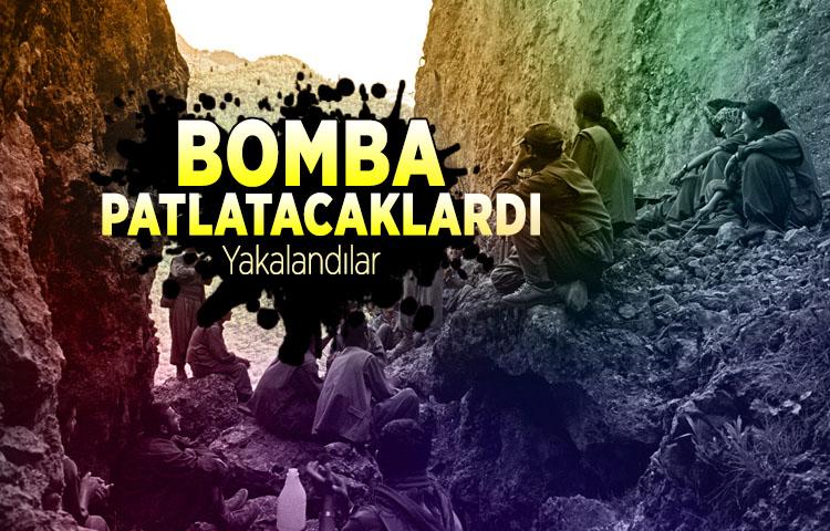 Bomba patlatacaklardı, yakalandılar