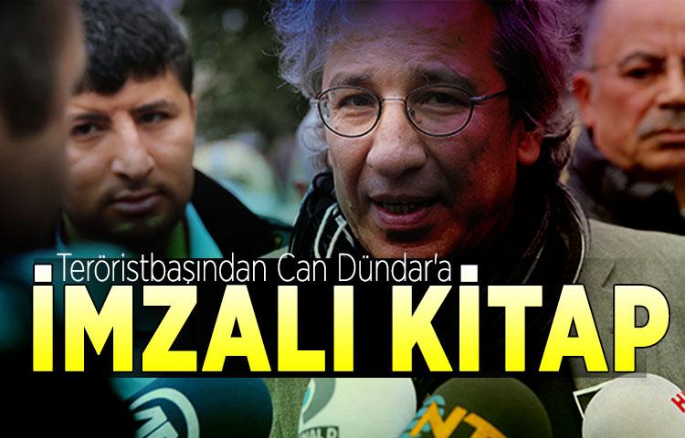 Teröristbaşından Can Dündar'a imzalı kitap
