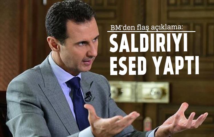 BM'den flaş açıklama: Saldırıyı Esed yaptı