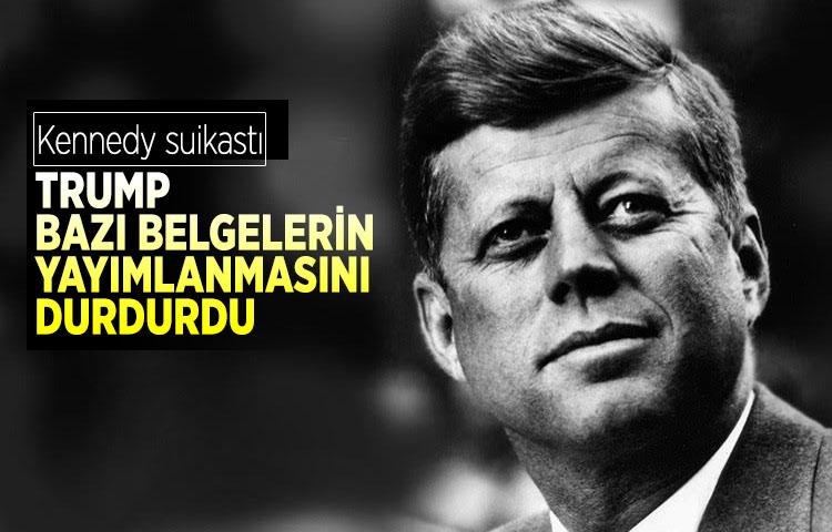 Kennedy suikastı: Trump bazı belgelerin yayımlanmasını durdurdu
