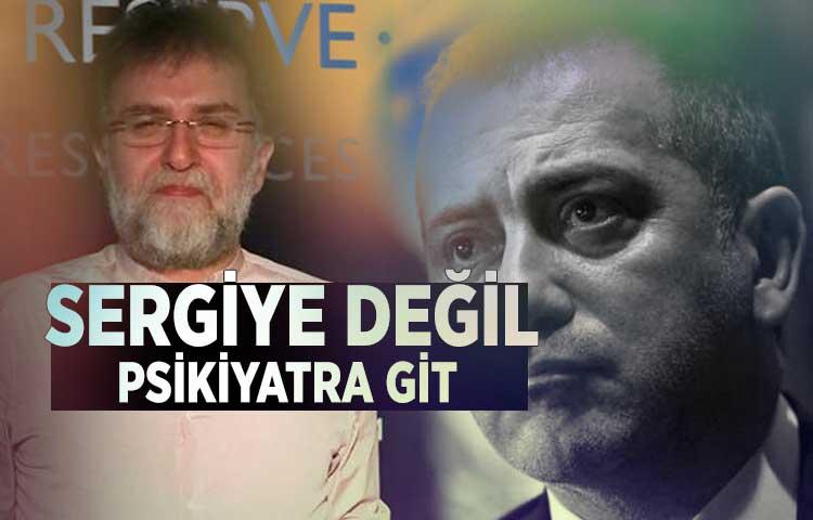 Fatih Altaylı'dan Ahmet Hakan'a: Sergiye değil, psikiyatra git;