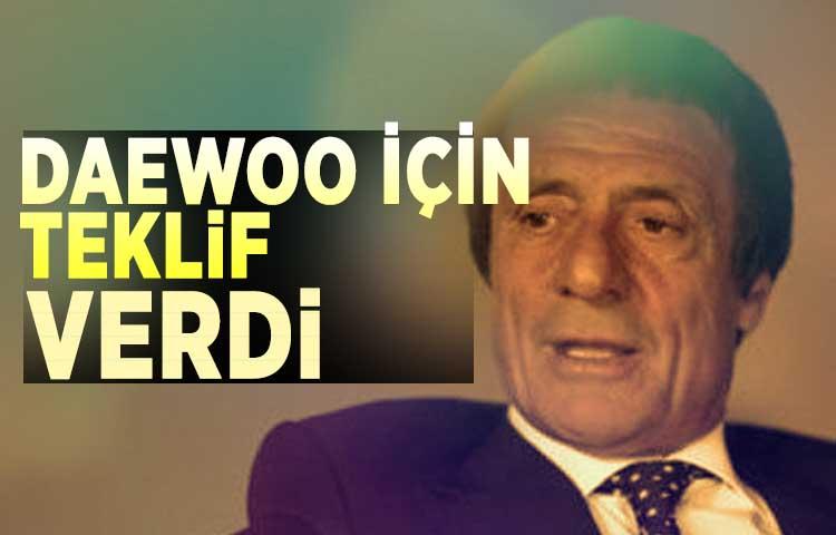 Zorlu, Daewoo için teklif verdi