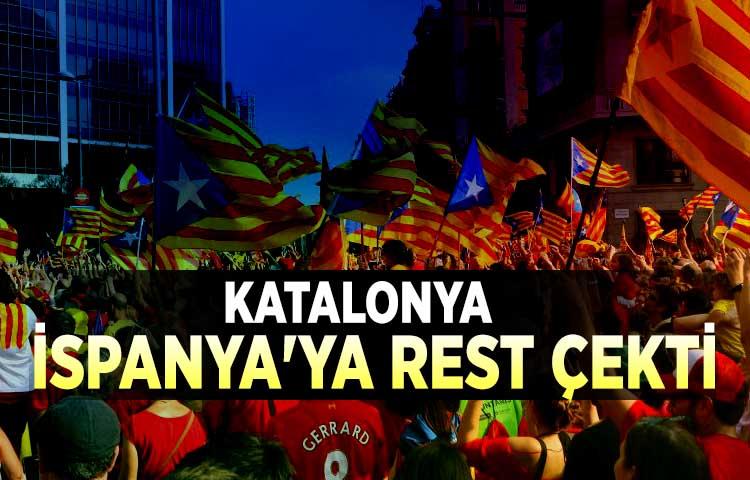 Katalonya, İspanya'ya rest çekti