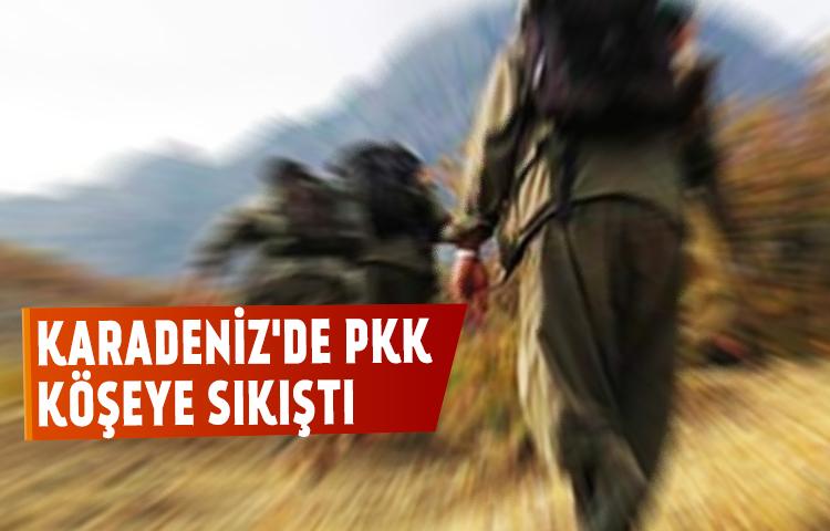 Karadeniz'de PKK köşeye sıkıştı