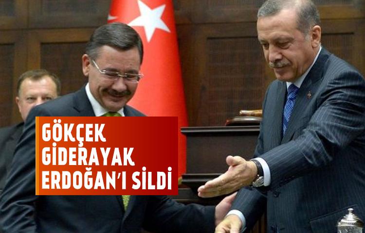 Gökçek giderayak Erdoğan’ı sildi