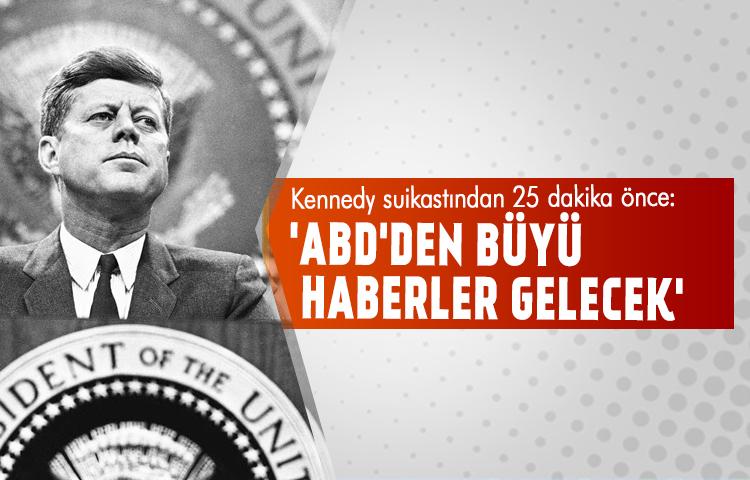 Kennedy suikastından 25 dakika önce suikastla ilgili telefon geldiği ortaya çıktı