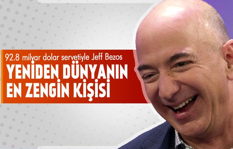 Jeff Bezos yeniden dünyanın en zengin kişisi oldu