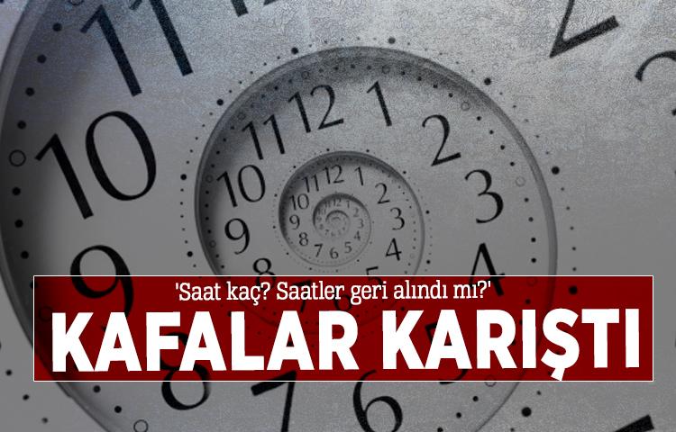 Saat kaç? Saatler geri alındı mı?