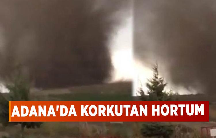 Adana'da korkutan hortum
