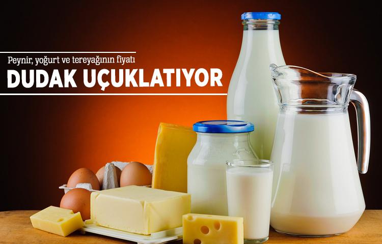 Peynir, yoğurt ve tereyağının fiyatı dudak uçuklatıyor