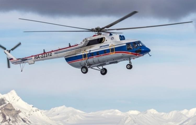 Düşen Rus helikopteri bulundu