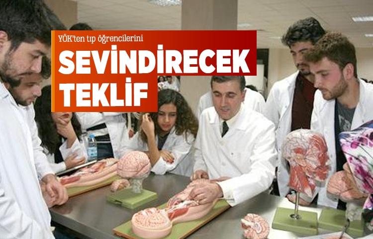 YÖK'ten tıp öğrencilerini sevindirecek teklif