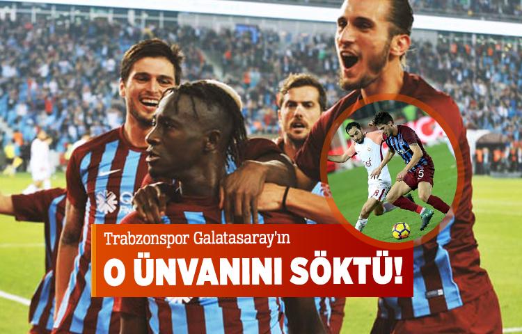 Trabzonspor Galatasaray'ı mağlup etti