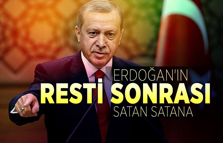 Erdoğan'ın resti sonrası herkes satmaya başladı