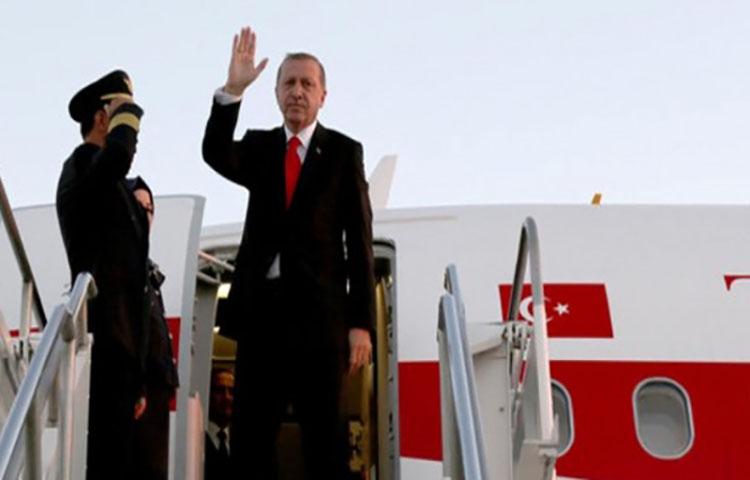 Cumhurbaşkanı Erdoğan, Azerbaycan'a gitti