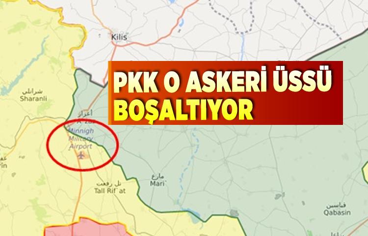 PKK o askeri üssü boşaltıyor