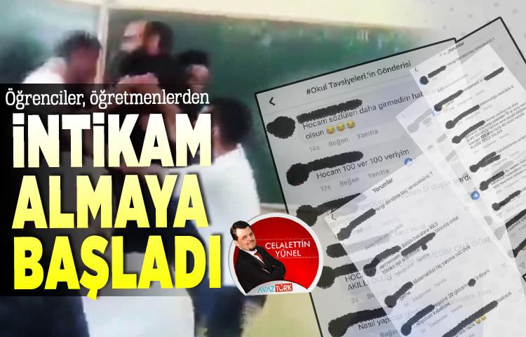 Öğrenciler skandal bir şekilde öğretmenlere not vermeye başladı