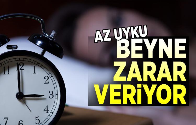 Az uyku beyne zarar veriyor 