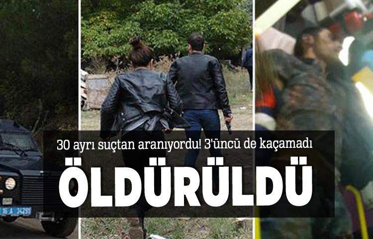 30 ayrı suçtan aranan zanlı öldürüldü