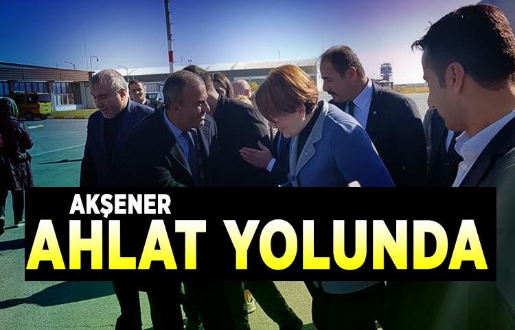 Akşener Ahlat yolunda