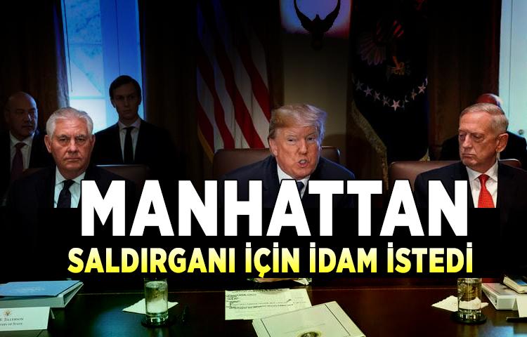 Trump, Manhattan saldırganı için idam istedi 