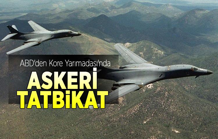 ABD'den Kore Yarımadası'nda askeri tatbikat