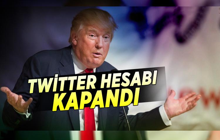 Trump'un Twitter hesabı kapandı