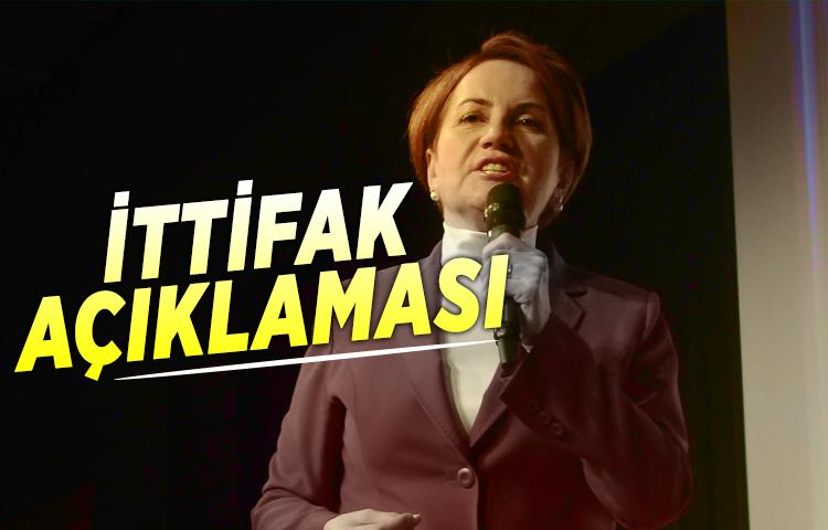 Akşener’dan ittifak açıklaması