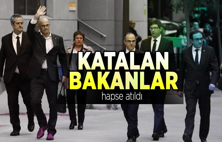 İspanya'da Katalan bakanlar hapse atıldı 