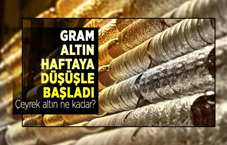 Gram altın haftaya düşüşle başladı! Çeyrek altın ne kadar?