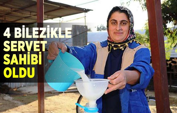 4 bilezikle  servet sahibi oldu