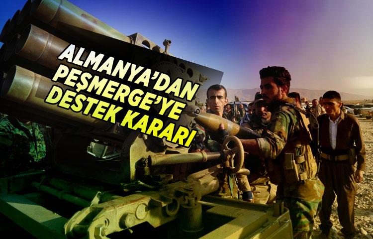 Almanya’dan Peşmerge’ye destek kararı