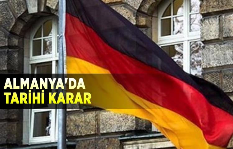 Almanya'da tarihi karar