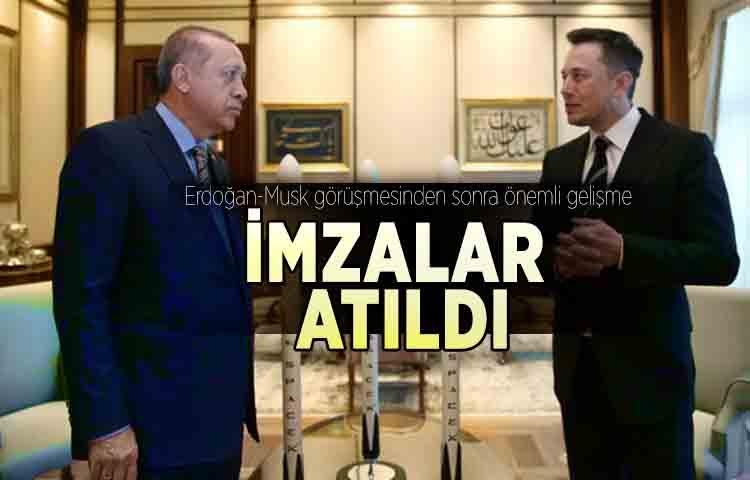 Erdoğan-Musk görüşmesinden sonra önemli gelişme