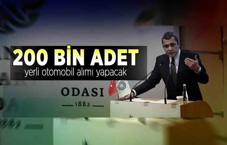 İTO 200 bin adet yerli otomobil alımı yapacak