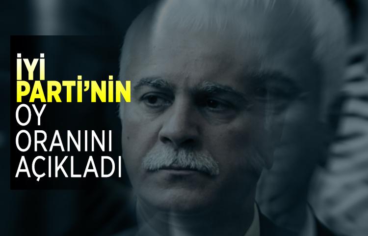 İYİ Parti’nin oy oranını açıkladı