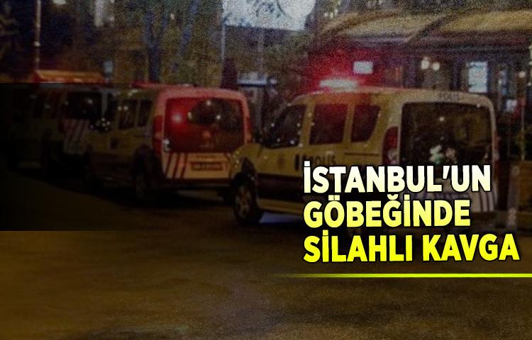 İstanbul'un göbeğinde silahlı kavga