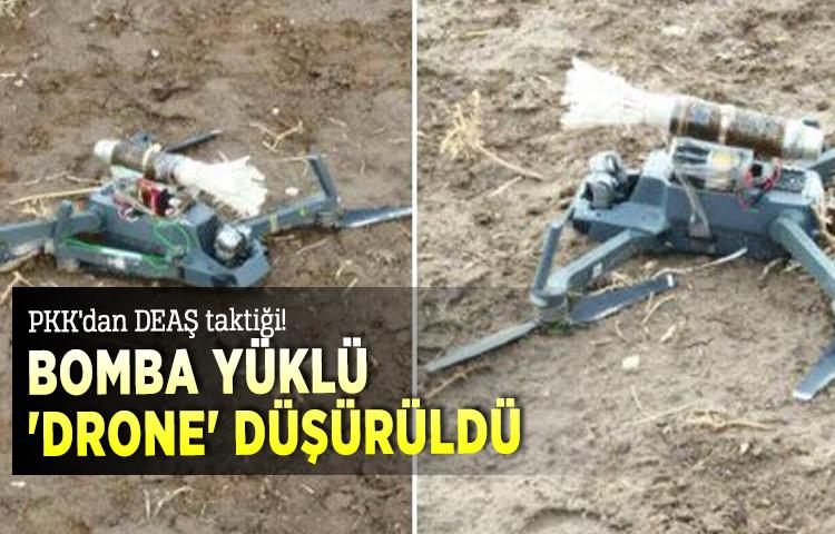 PKK'nın bomba yüklü 'drone'u düşürüldü