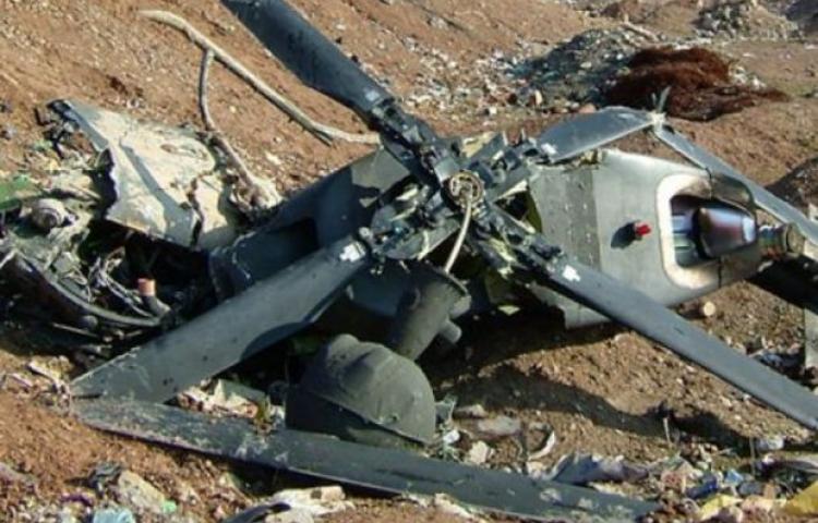 Irak'ta askeri helikopter düştü