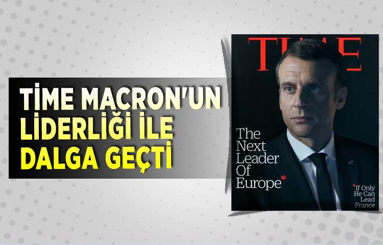 Time Macron'un liderliği ile dalga geçti