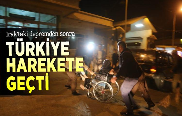 Irak'taki depremden sonra Türkiye harekete geçti
