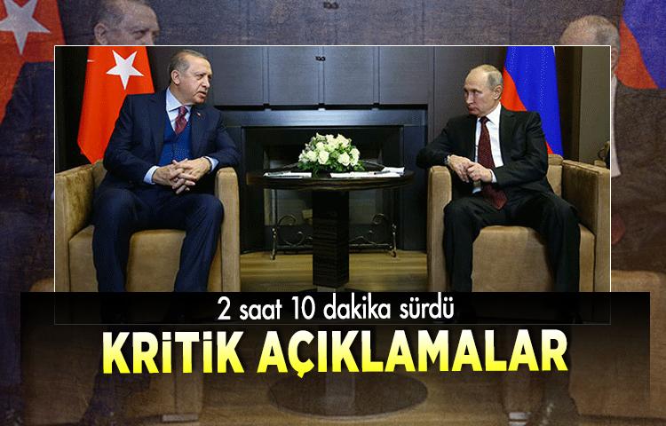 Erdoğan – Putin zirvesinin ardından kritik açıklamalar