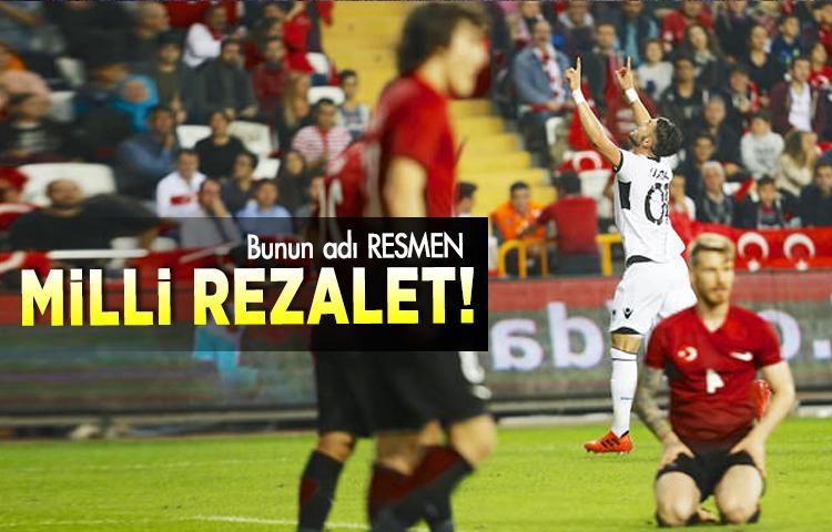 Türkiye A milli takım Arnavutluk'a 3-2 mağlup oldu