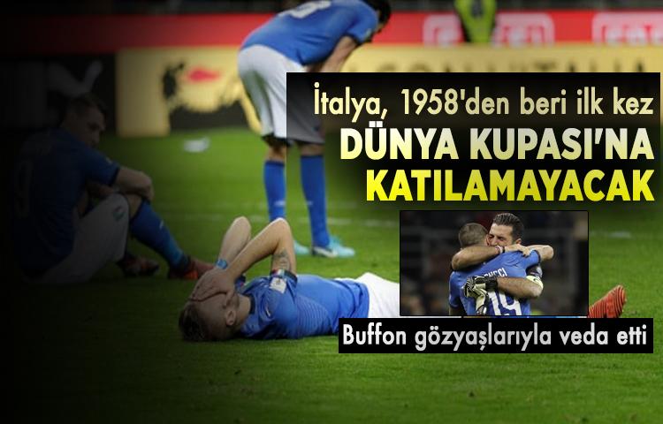 İtalya, 1958'den beri ilk kez Dünya Kupası'na katılamayacak