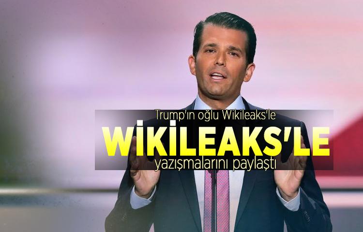 Trump'ın oğlu Wikileaks'le yazışmalarını paylaştı